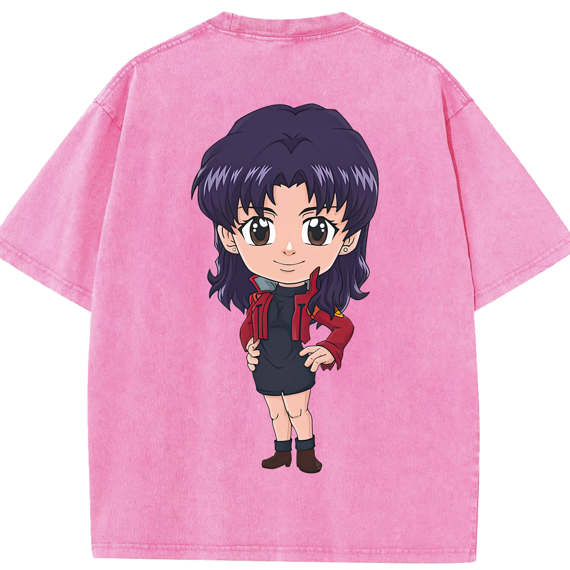 （画像用） EVA 新世紀エヴァンゲリオン 綿100% ヴィンテージ風 半袖Tシャツ（背面プリント）